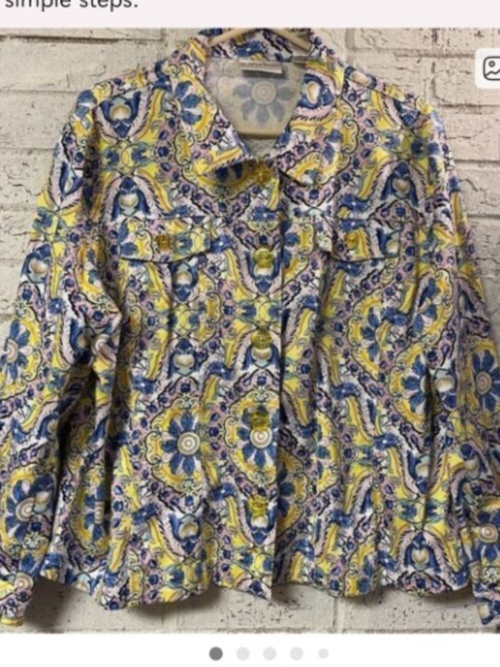 Beautiful Floral Spring Jacket